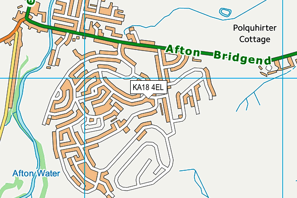 KA18 4EL map - OS VectorMap District (Ordnance Survey)