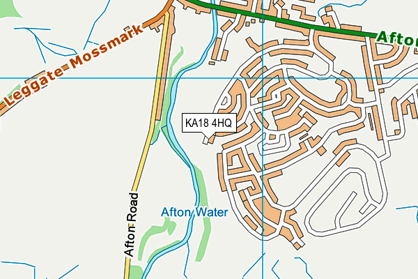 KA18 4HQ map - OS VectorMap District (Ordnance Survey)