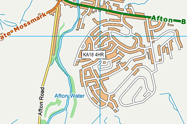 KA18 4HR map - OS VectorMap District (Ordnance Survey)