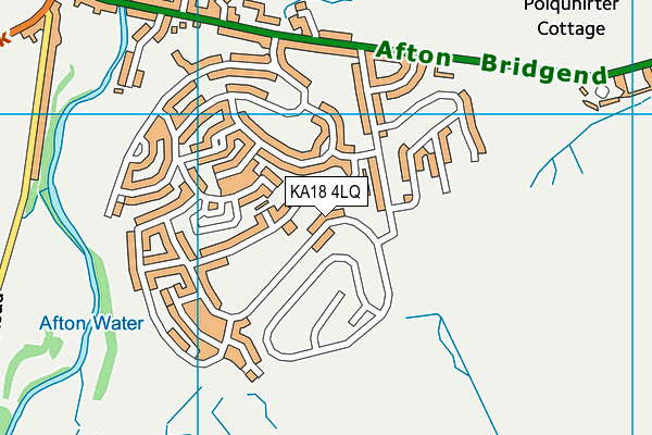 KA18 4LQ map - OS VectorMap District (Ordnance Survey)