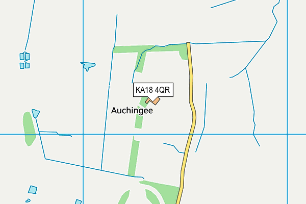 KA18 4QR map - OS VectorMap District (Ordnance Survey)