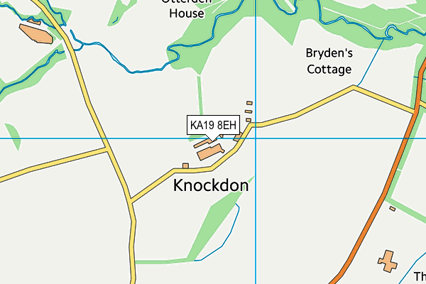 KA19 8EH map - OS VectorMap District (Ordnance Survey)