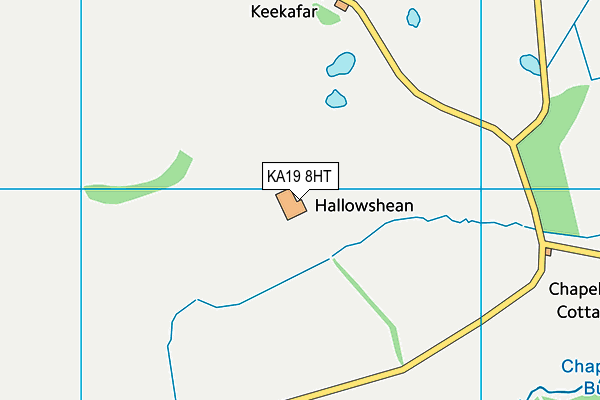 KA19 8HT map - OS VectorMap District (Ordnance Survey)