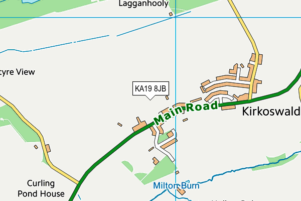 KA19 8JB map - OS VectorMap District (Ordnance Survey)