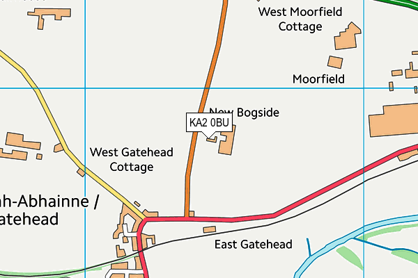 KA2 0BU map - OS VectorMap District (Ordnance Survey)