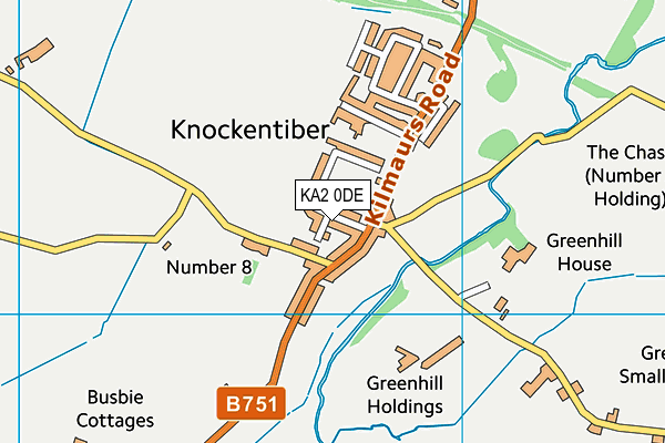 KA2 0DE map - OS VectorMap District (Ordnance Survey)