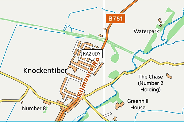 KA2 0DY map - OS VectorMap District (Ordnance Survey)