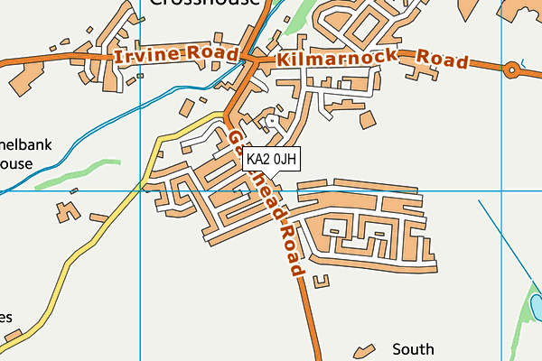 KA2 0JH map - OS VectorMap District (Ordnance Survey)