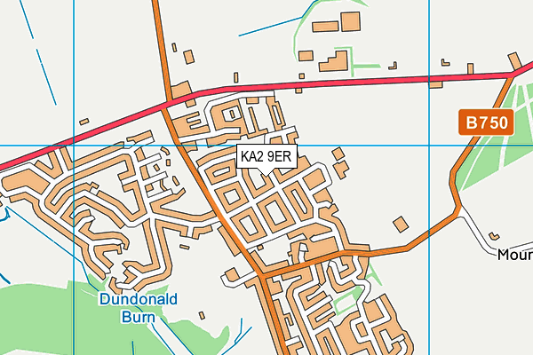 KA2 9ER map - OS VectorMap District (Ordnance Survey)