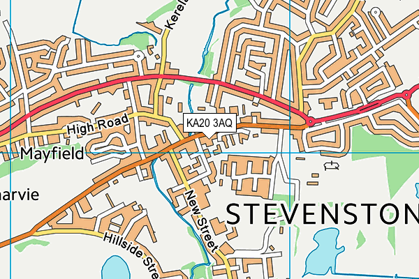 KA20 3AQ map - OS VectorMap District (Ordnance Survey)