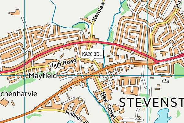 KA20 3DL map - OS VectorMap District (Ordnance Survey)