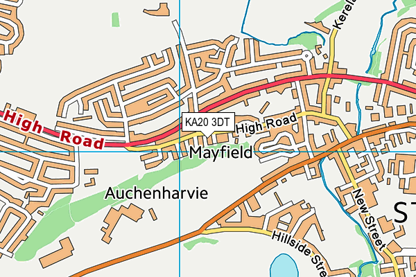 KA20 3DT map - OS VectorMap District (Ordnance Survey)