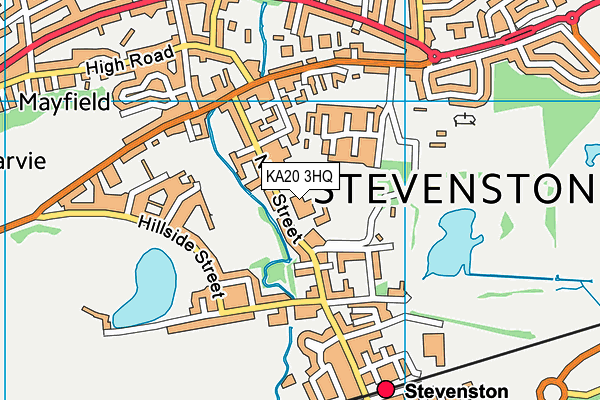 KA20 3HQ map - OS VectorMap District (Ordnance Survey)