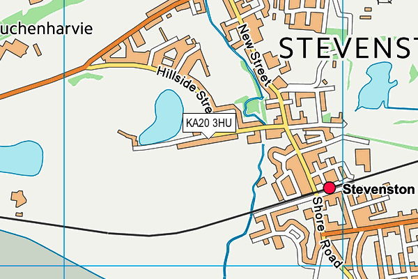 KA20 3HU map - OS VectorMap District (Ordnance Survey)