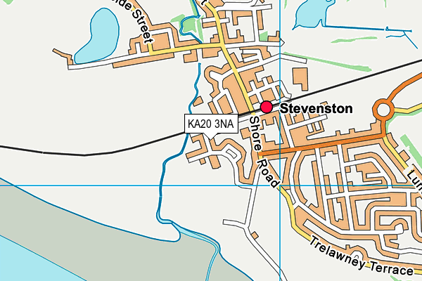 KA20 3NA map - OS VectorMap District (Ordnance Survey)