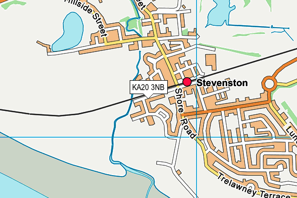 KA20 3NB map - OS VectorMap District (Ordnance Survey)