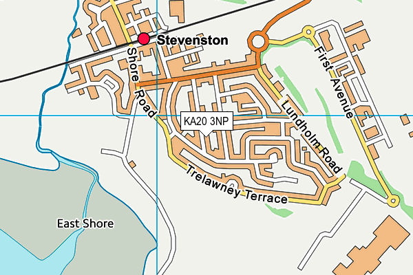 KA20 3NP map - OS VectorMap District (Ordnance Survey)