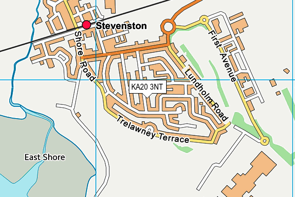 KA20 3NT map - OS VectorMap District (Ordnance Survey)