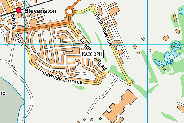 KA20 3PH map - OS VectorMap District (Ordnance Survey)