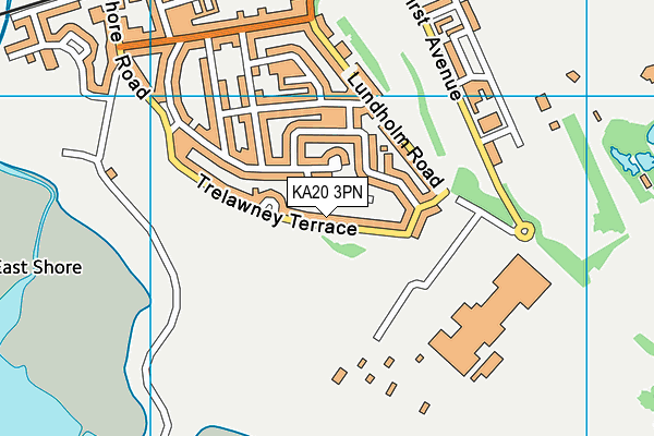 KA20 3PN map - OS VectorMap District (Ordnance Survey)
