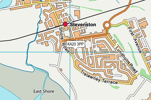 Map of STEVENSTON STORES LTD at district scale
