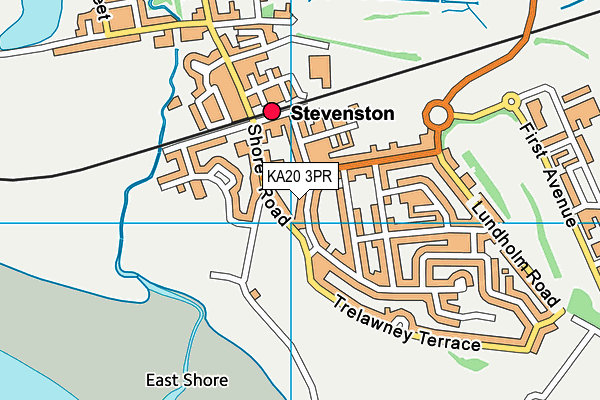 KA20 3PR map - OS VectorMap District (Ordnance Survey)