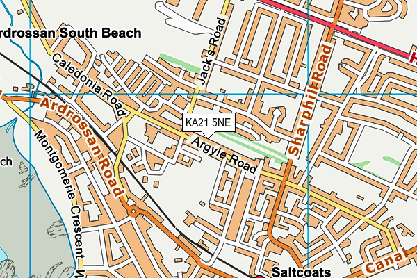 Map of HASTINGS BUSINESS IMPROVEMENT LIMITED at district scale