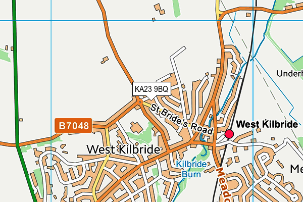 KA23 9BQ map - OS VectorMap District (Ordnance Survey)