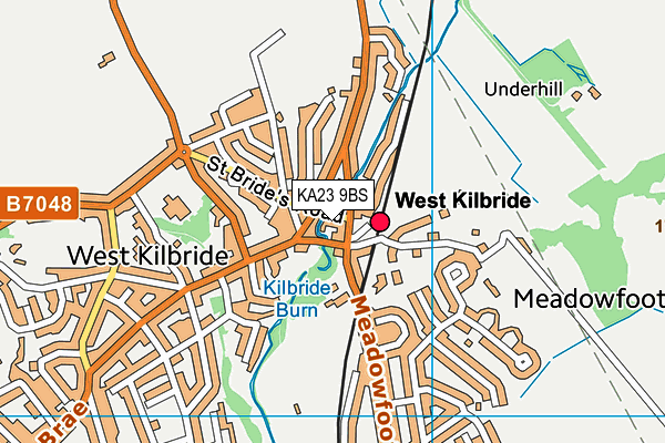 KA23 9BS map - OS VectorMap District (Ordnance Survey)