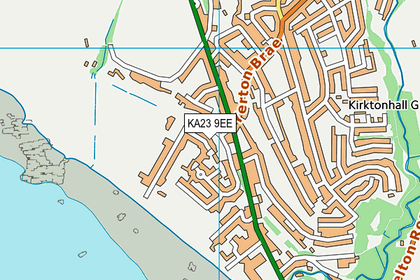 KA23 9EE map - OS VectorMap District (Ordnance Survey)