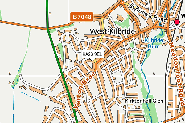 KA23 9EL map - OS VectorMap District (Ordnance Survey)