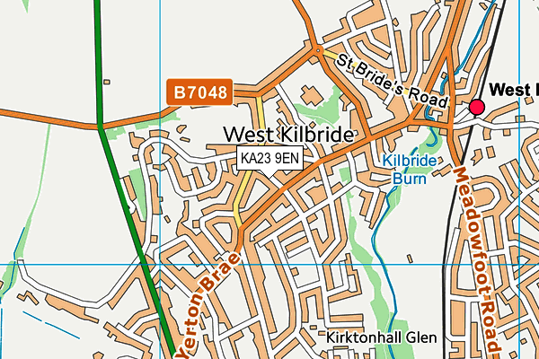 KA23 9EN map - OS VectorMap District (Ordnance Survey)