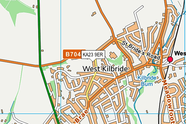 KA23 9ER map - OS VectorMap District (Ordnance Survey)