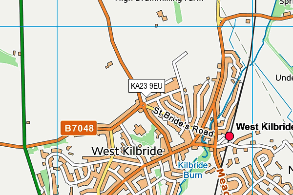 KA23 9EU map - OS VectorMap District (Ordnance Survey)