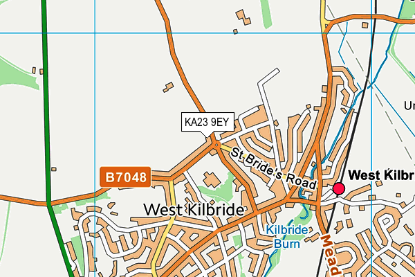 KA23 9EY map - OS VectorMap District (Ordnance Survey)