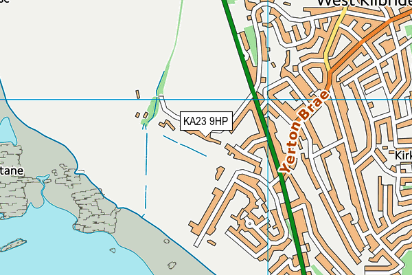 KA23 9HP map - OS VectorMap District (Ordnance Survey)