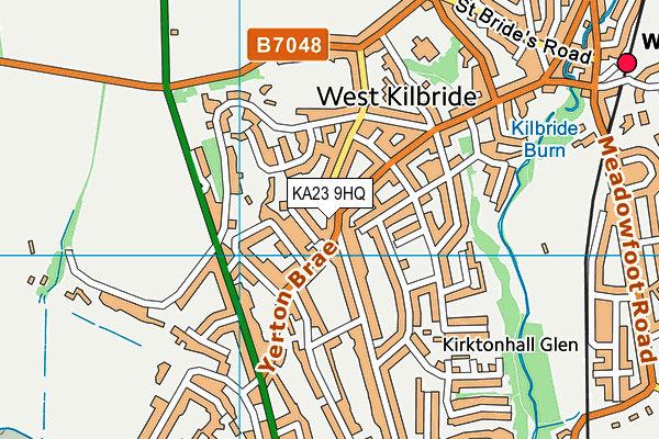 KA23 9HQ map - OS VectorMap District (Ordnance Survey)