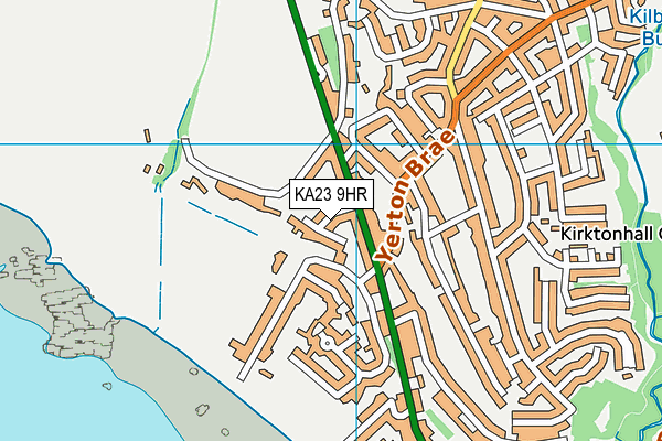 KA23 9HR map - OS VectorMap District (Ordnance Survey)