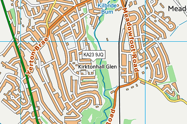 KA23 9JQ map - OS VectorMap District (Ordnance Survey)