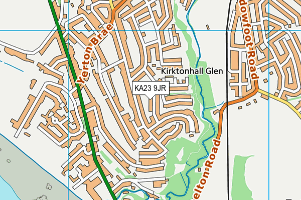 KA23 9JR map - OS VectorMap District (Ordnance Survey)