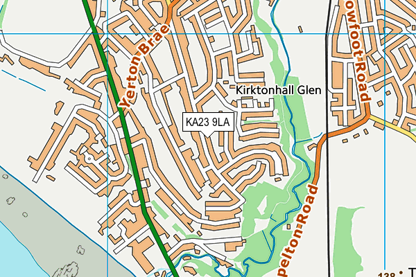 KA23 9LA map - OS VectorMap District (Ordnance Survey)