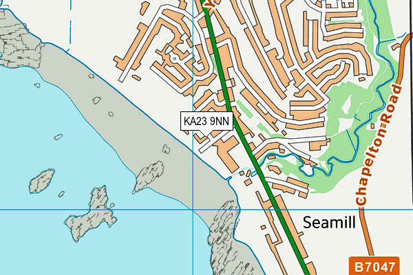 KA23 9NN map - OS VectorMap District (Ordnance Survey)
