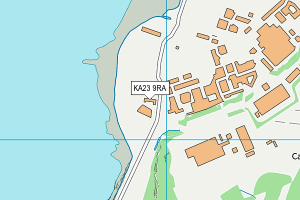 KA23 9RA map - OS VectorMap District (Ordnance Survey)