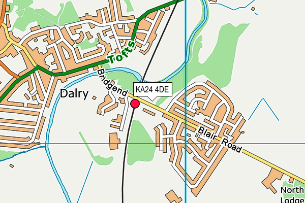 KA24 4DE map - OS VectorMap District (Ordnance Survey)