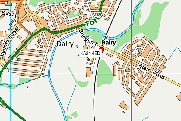 KA24 4ED map - OS VectorMap District (Ordnance Survey)