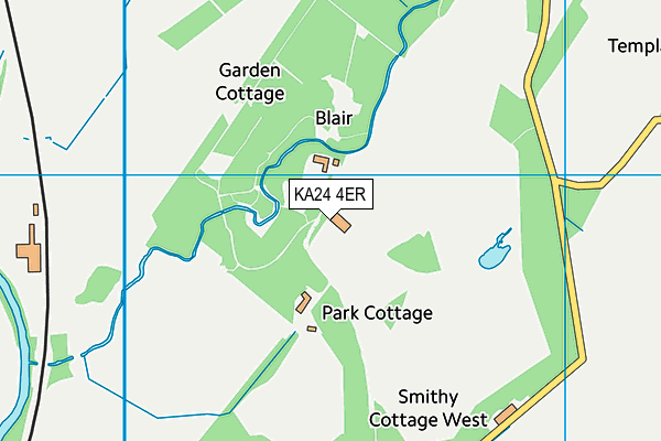 KA24 4ER map - OS VectorMap District (Ordnance Survey)