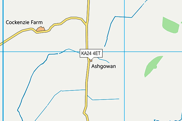 KA24 4ET map - OS VectorMap District (Ordnance Survey)