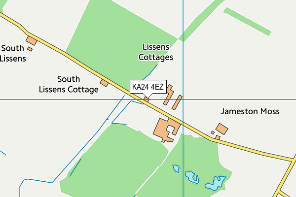 KA24 4EZ map - OS VectorMap District (Ordnance Survey)