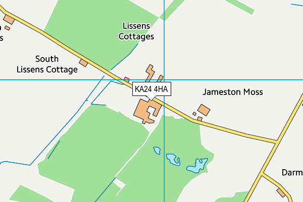 KA24 4HA map - OS VectorMap District (Ordnance Survey)