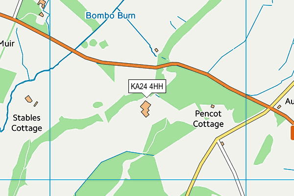 KA24 4HH map - OS VectorMap District (Ordnance Survey)